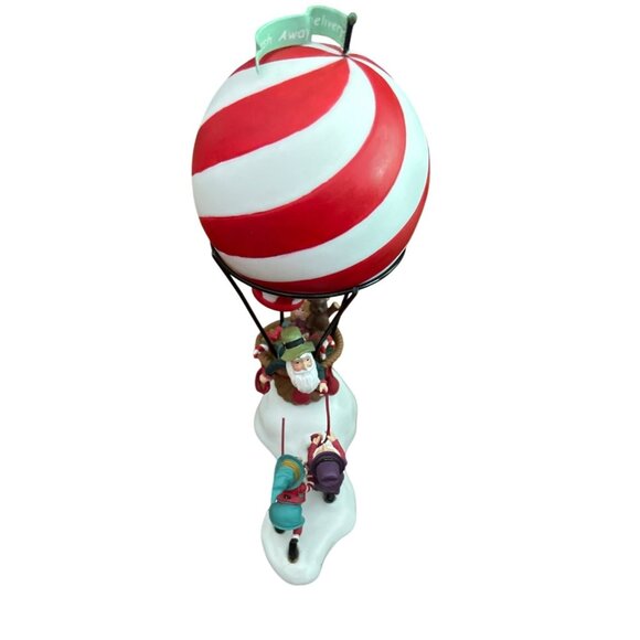 Department 56 North Pole - ‎ Dash Away Delivery Hot Air Balloon - Vintage 1998 - Picture 4 of 12